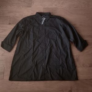 Blue Generation Black Button Down Shirt